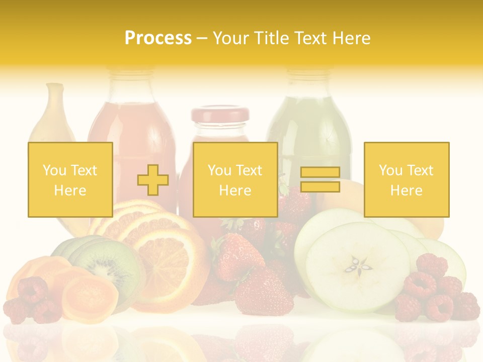 Vegetarian Bottle Beverage PowerPoint Template