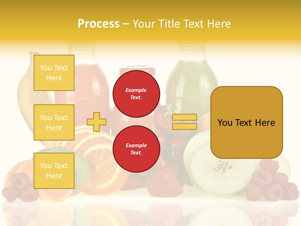 Vegetarian Bottle Beverage PowerPoint Template