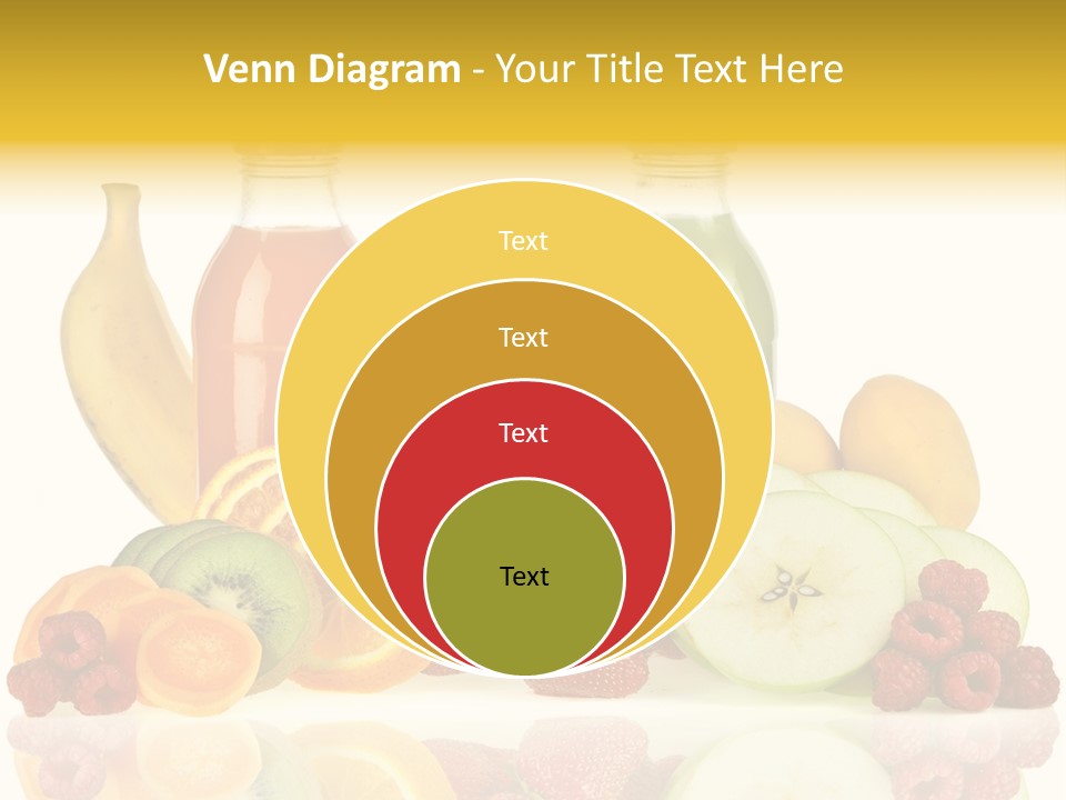 Vegetarian Bottle Beverage PowerPoint Template