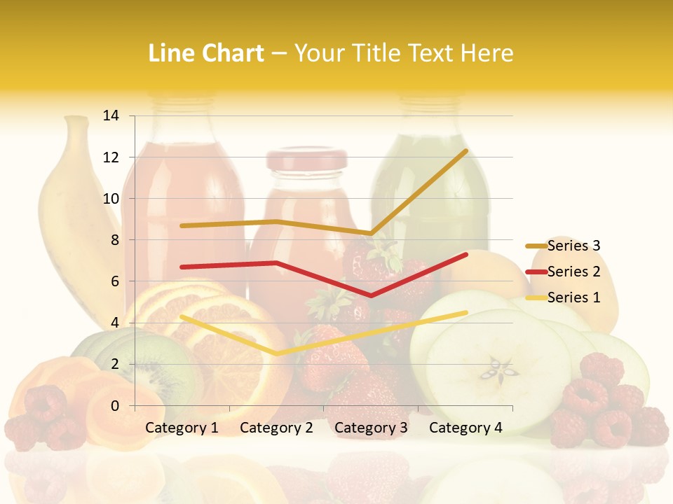 Vegetarian Bottle Beverage PowerPoint Template