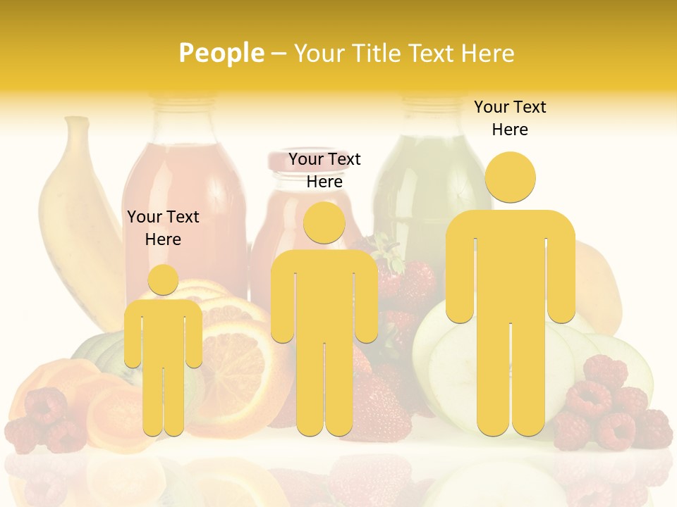 Vegetarian Bottle Beverage PowerPoint Template