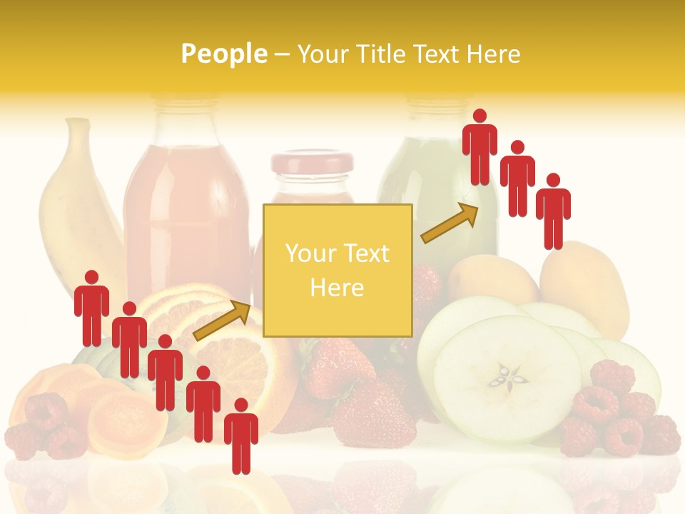 Vegetarian Bottle Beverage PowerPoint Template