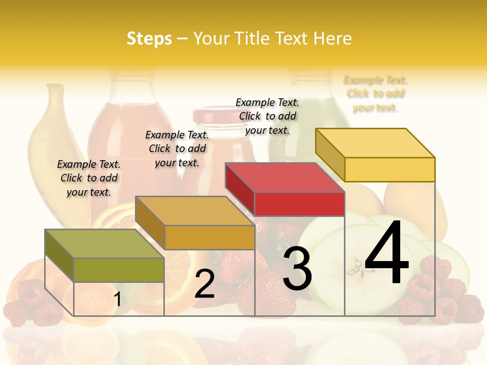 Vegetarian Bottle Beverage PowerPoint Template