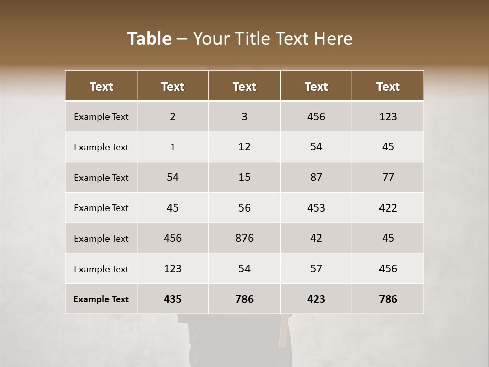 Concept Occupation Grunge PowerPoint Template