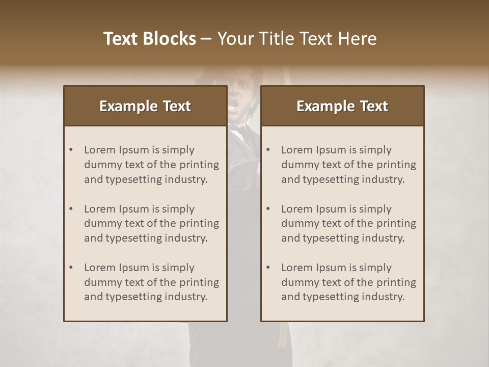 Concept Occupation Grunge PowerPoint Template