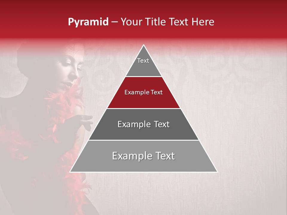 Flower Burlesque Wall PowerPoint Template