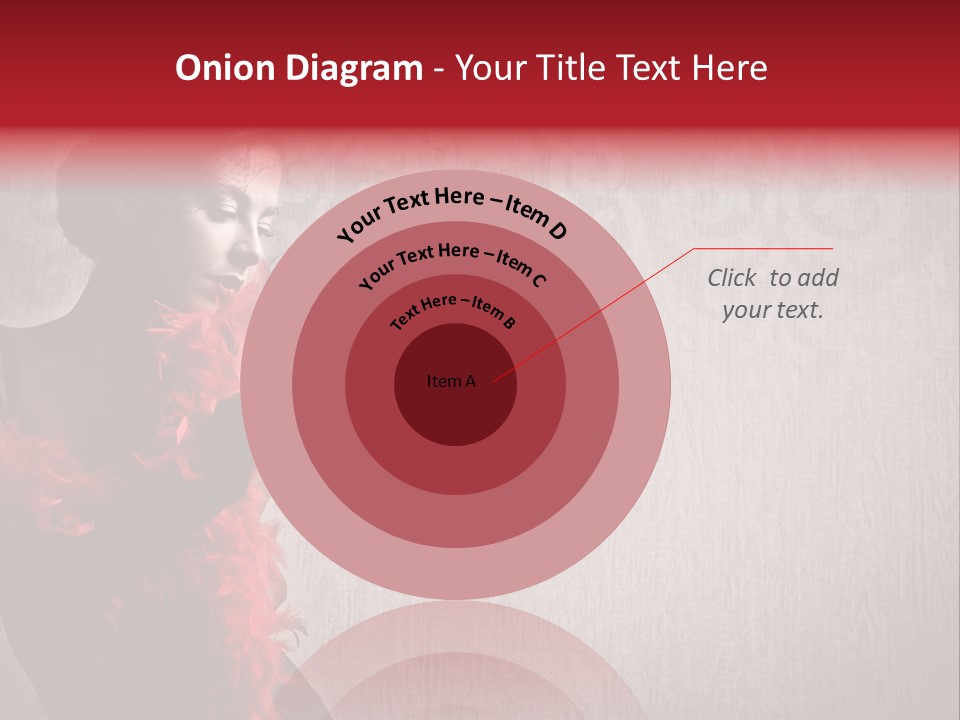 Flower Burlesque Wall PowerPoint Template