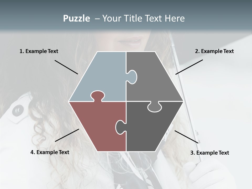 Rain Umbrella Face PowerPoint Template