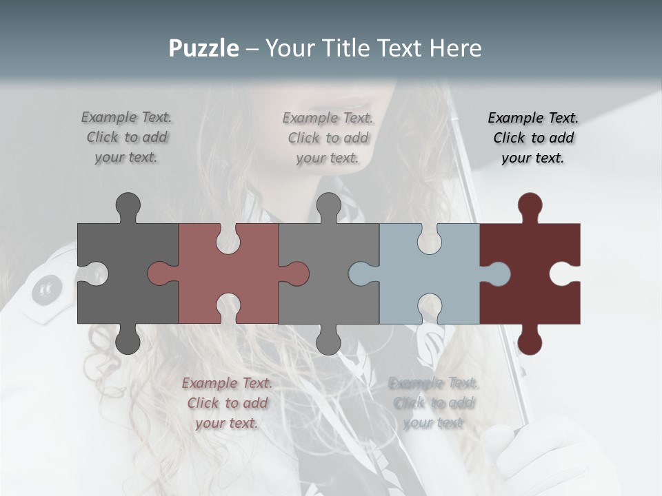 Rain Umbrella Face PowerPoint Template