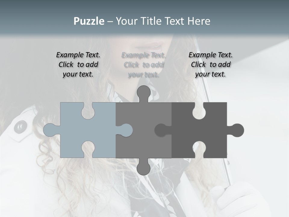 Rain Umbrella Face PowerPoint Template