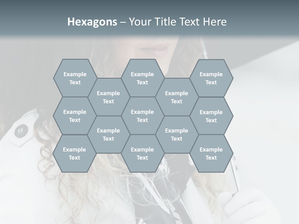 Rain Umbrella Face PowerPoint Template