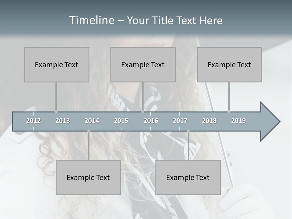 Rain Umbrella Face PowerPoint Template