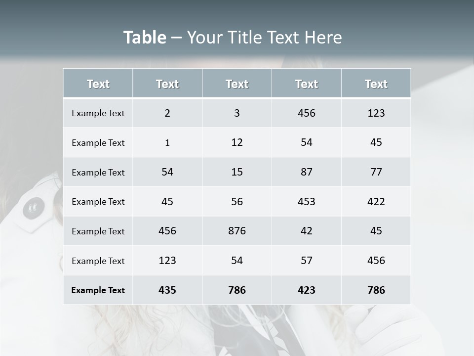 Rain Umbrella Face PowerPoint Template