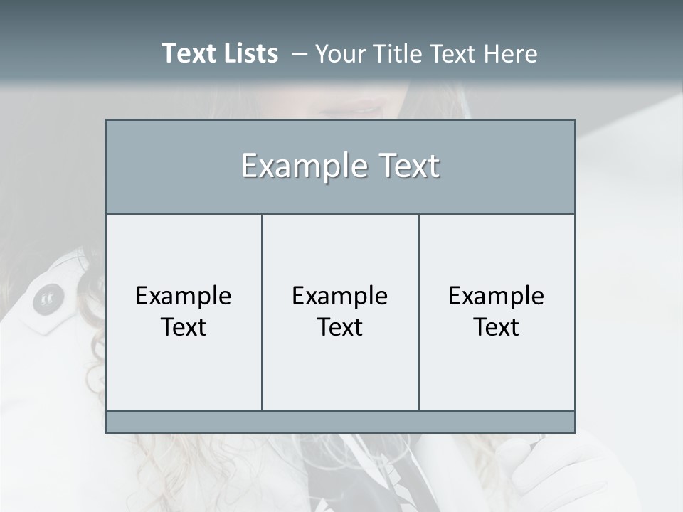 Rain Umbrella Face PowerPoint Template
