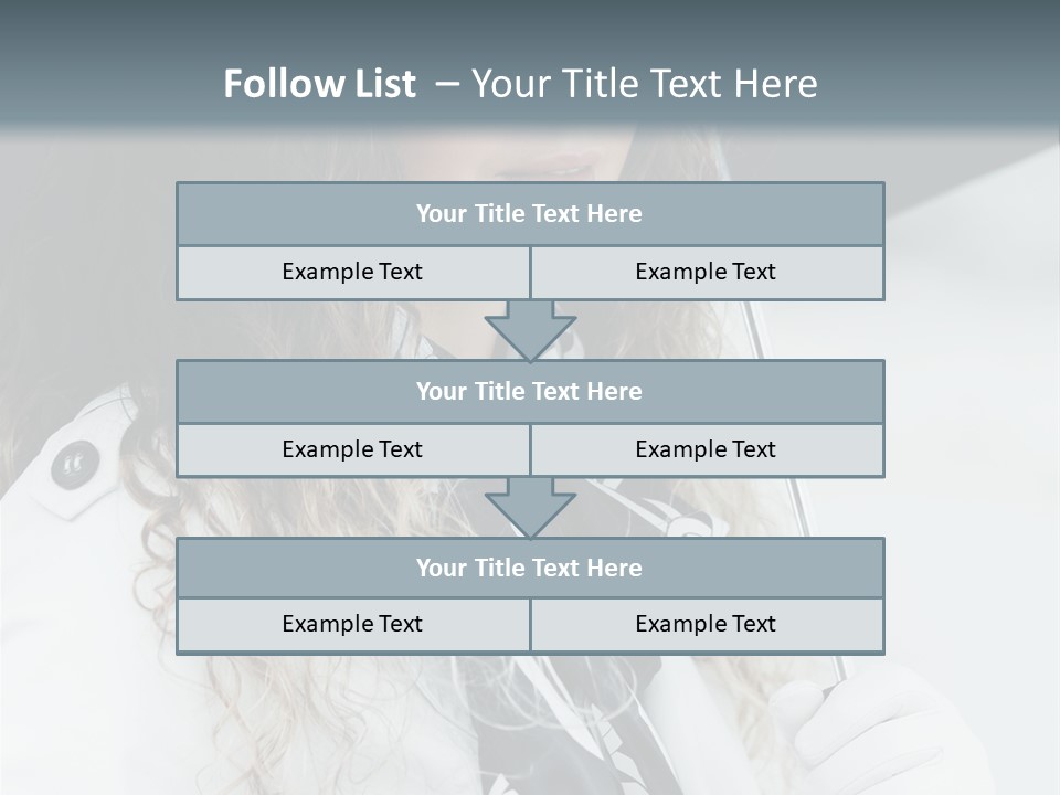 Rain Umbrella Face PowerPoint Template
