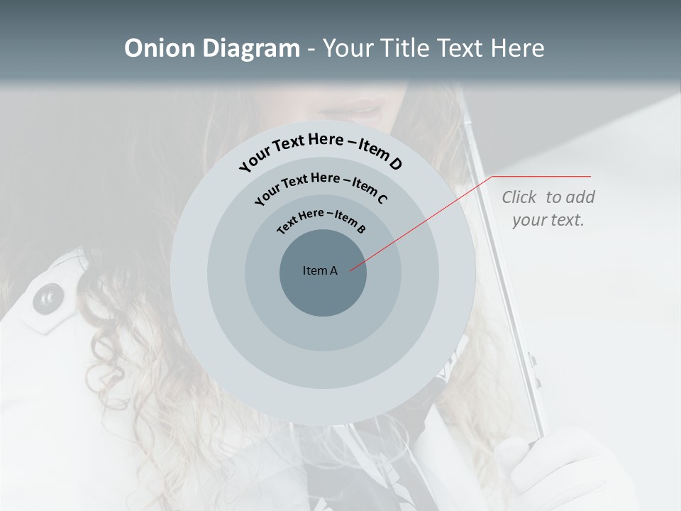 Rain Umbrella Face PowerPoint Template