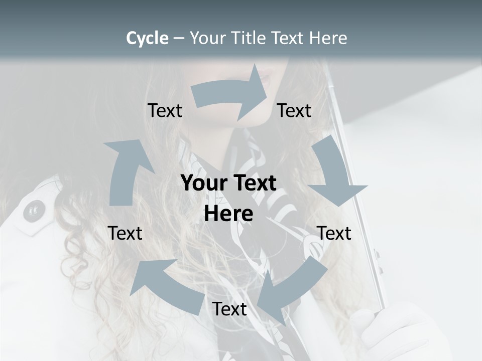 Rain Umbrella Face PowerPoint Template