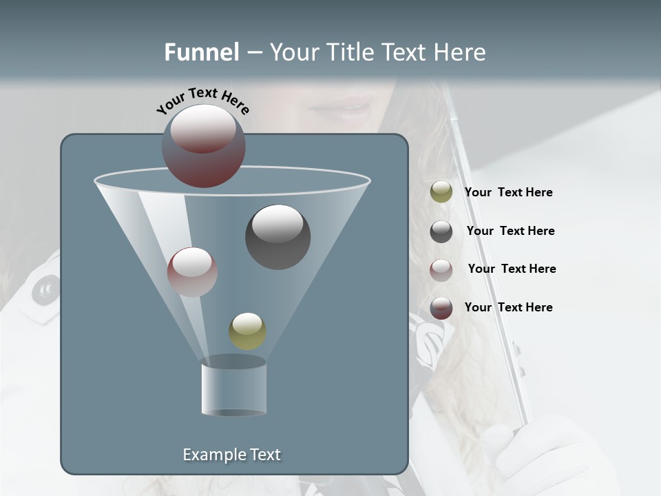 Rain Umbrella Face PowerPoint Template
