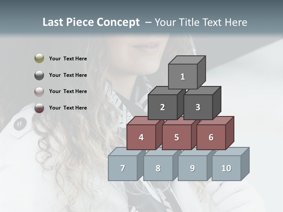 Rain Umbrella Face PowerPoint Template