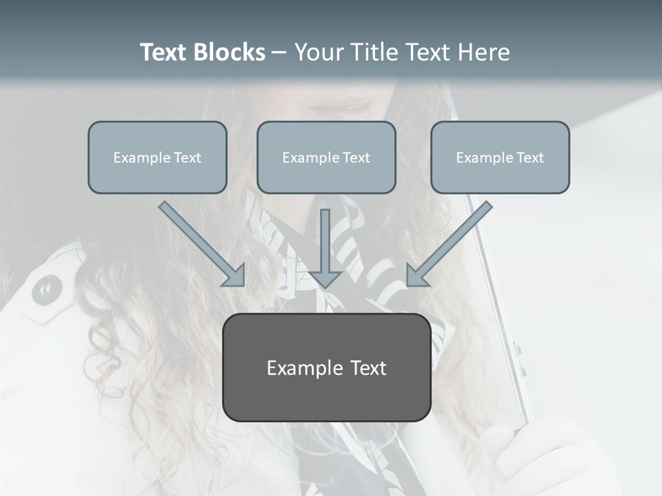 Rain Umbrella Face PowerPoint Template
