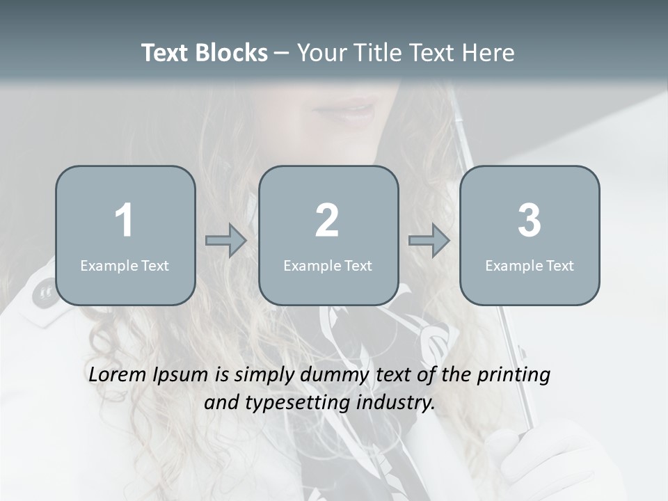 Rain Umbrella Face PowerPoint Template