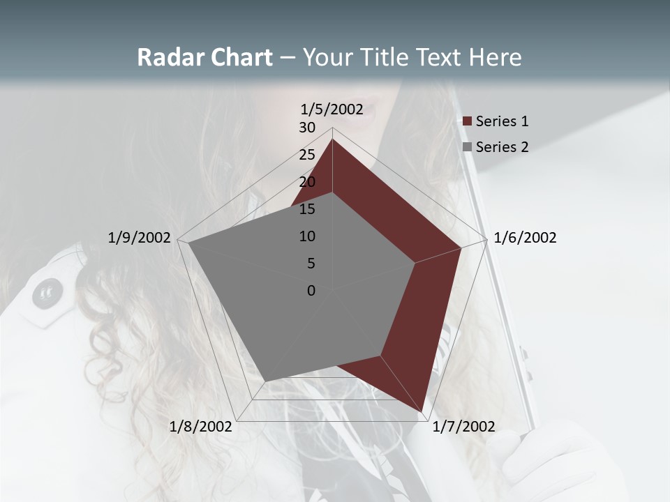 Rain Umbrella Face PowerPoint Template