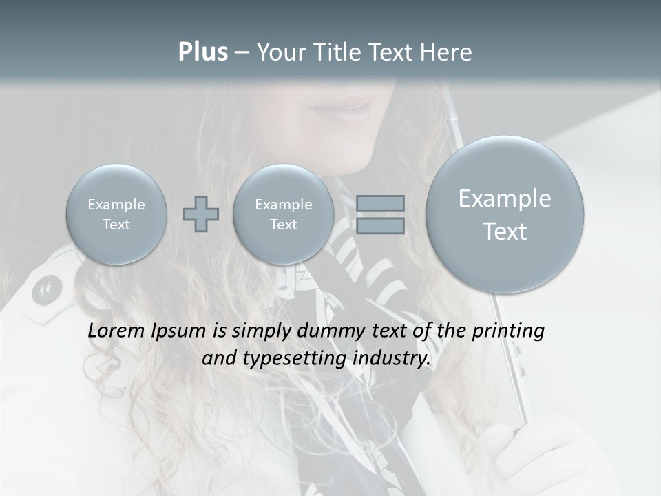 Rain Umbrella Face PowerPoint Template