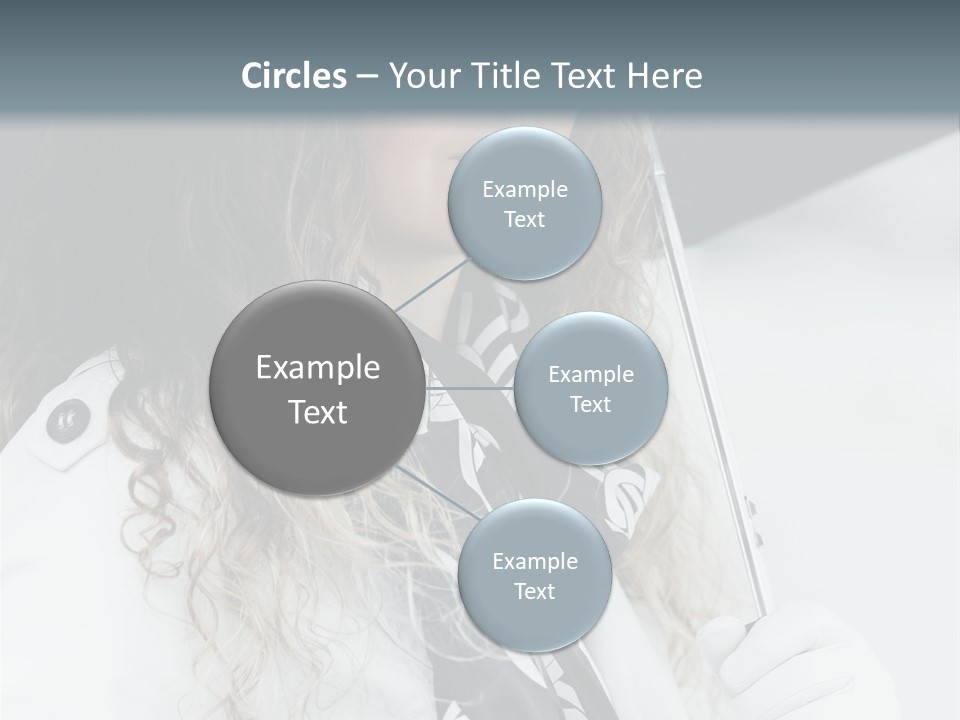 Rain Umbrella Face PowerPoint Template