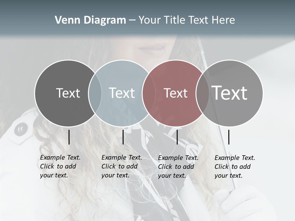 Rain Umbrella Face PowerPoint Template