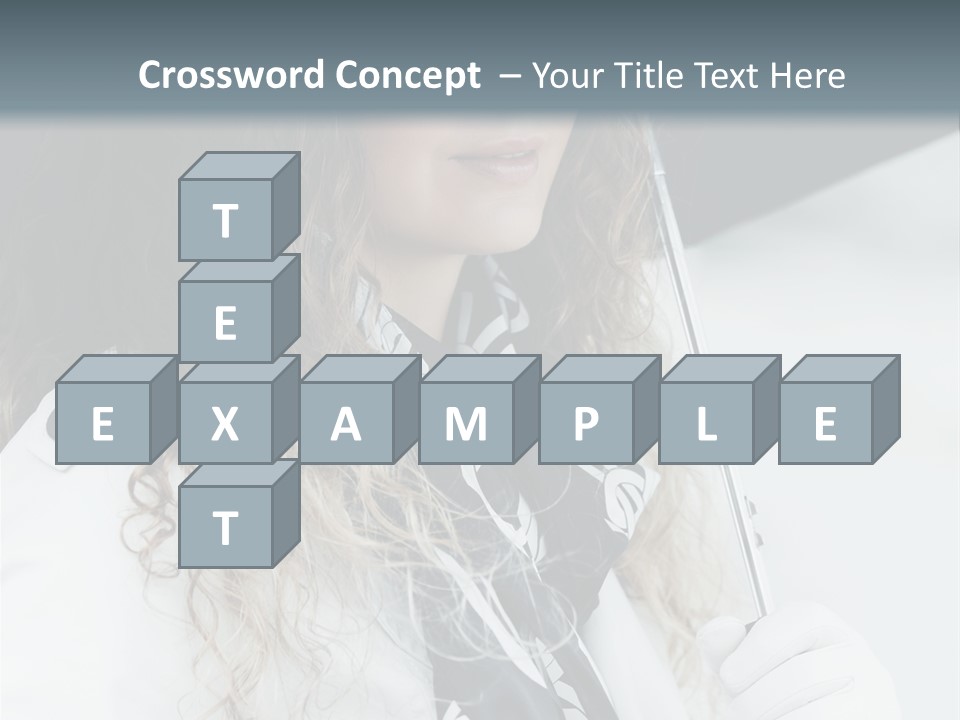 Rain Umbrella Face PowerPoint Template