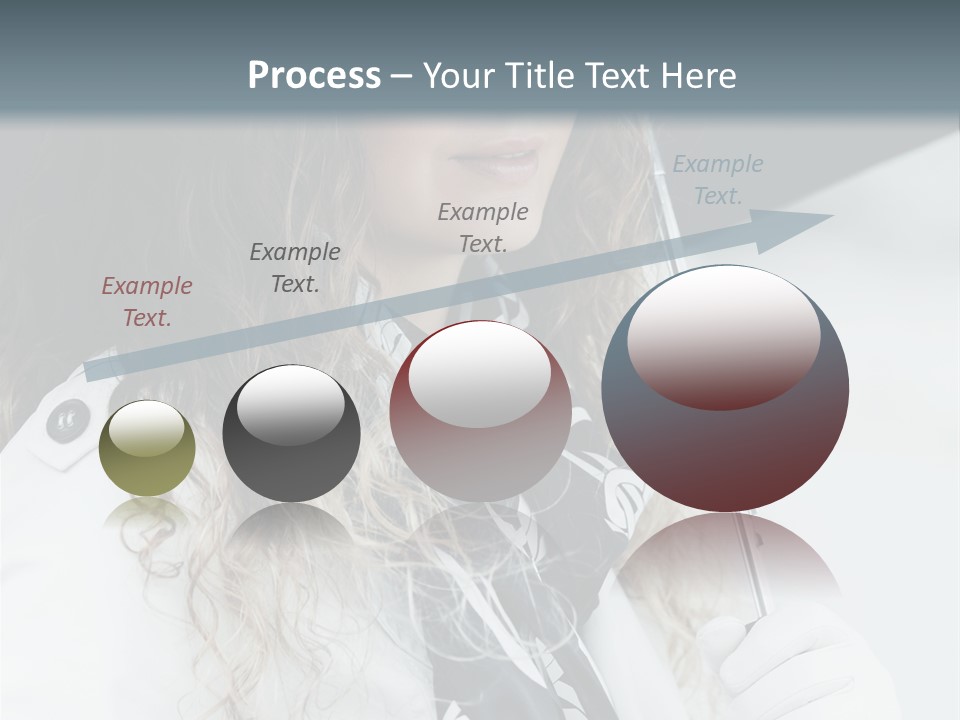 Rain Umbrella Face PowerPoint Template