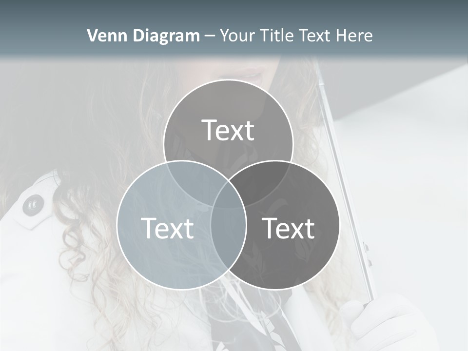 Rain Umbrella Face PowerPoint Template