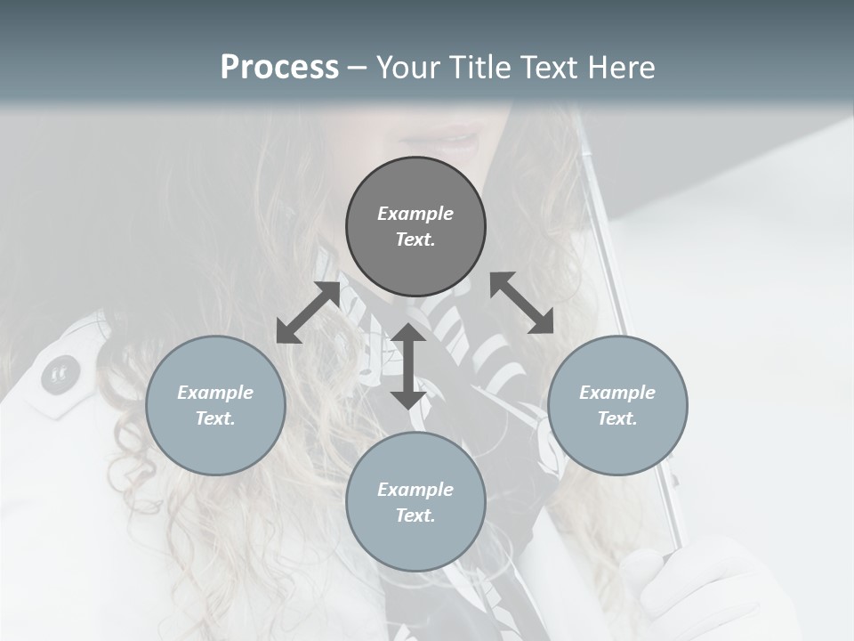 Rain Umbrella Face PowerPoint Template