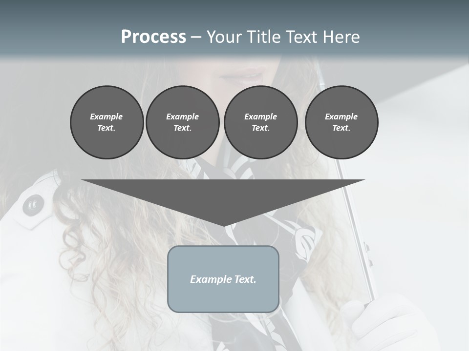 Rain Umbrella Face PowerPoint Template