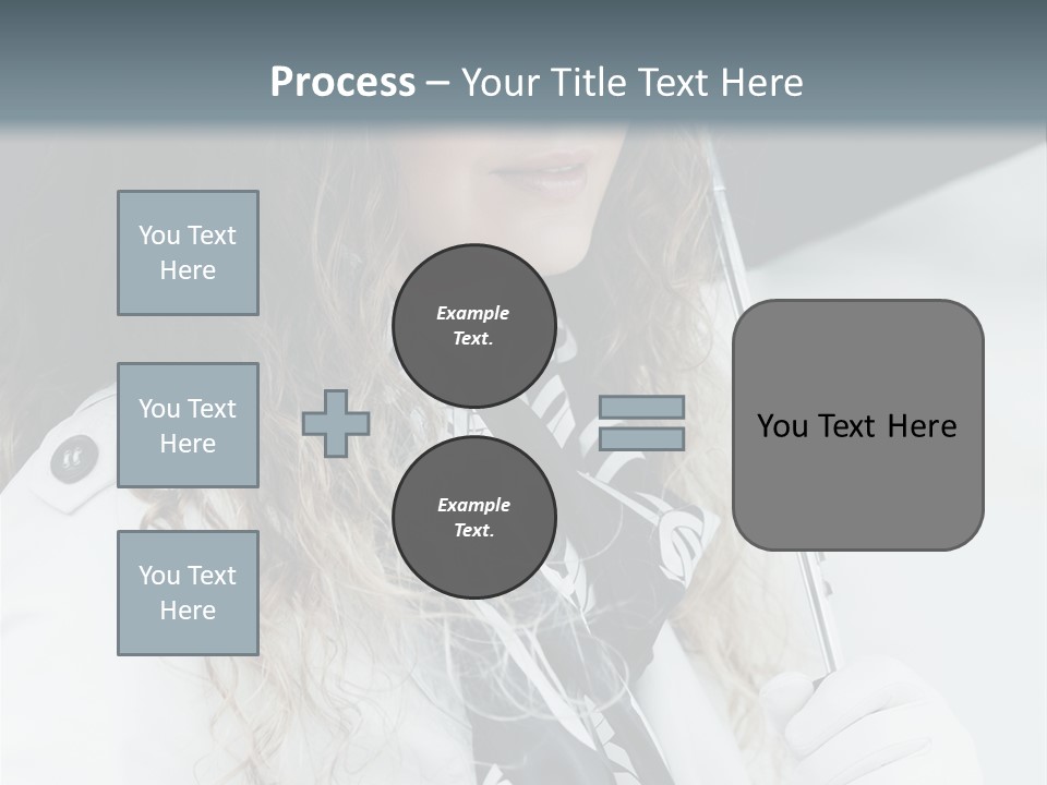 Rain Umbrella Face PowerPoint Template
