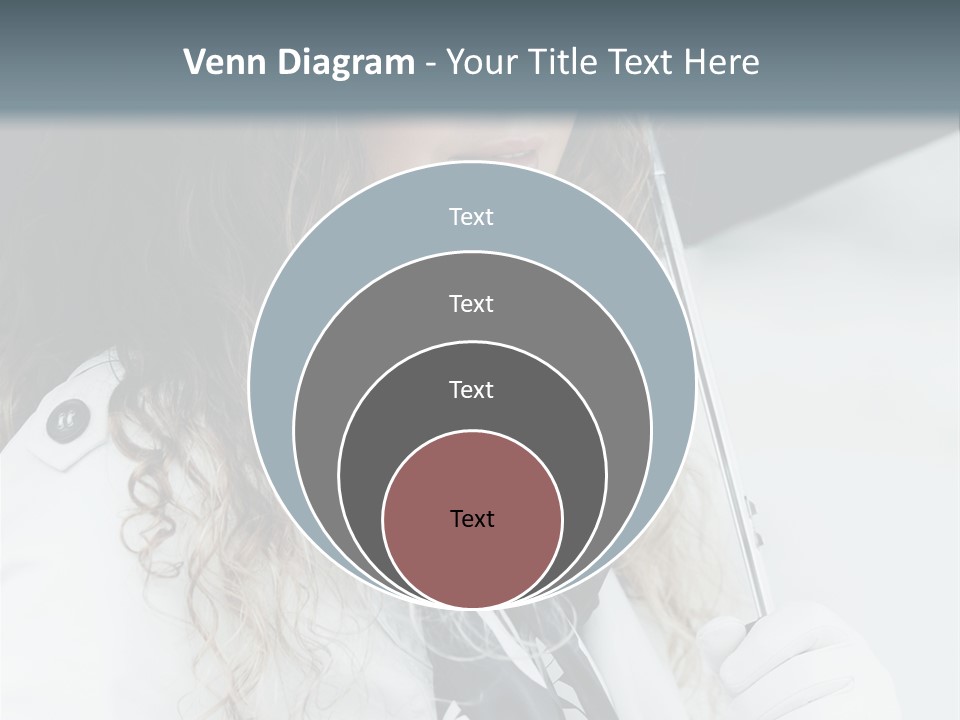 Rain Umbrella Face PowerPoint Template