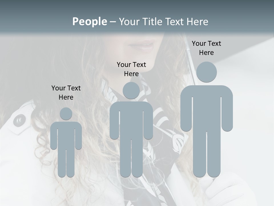 Rain Umbrella Face PowerPoint Template