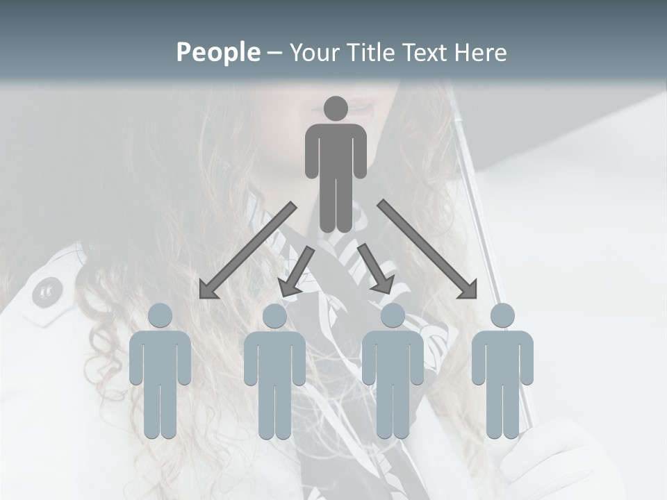 Rain Umbrella Face PowerPoint Template