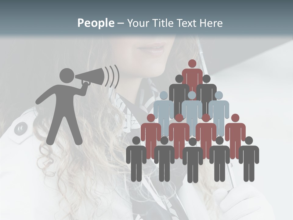 Rain Umbrella Face PowerPoint Template