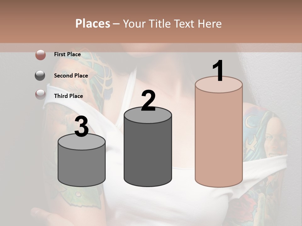 Tribal Attractive Caucasian PowerPoint Template