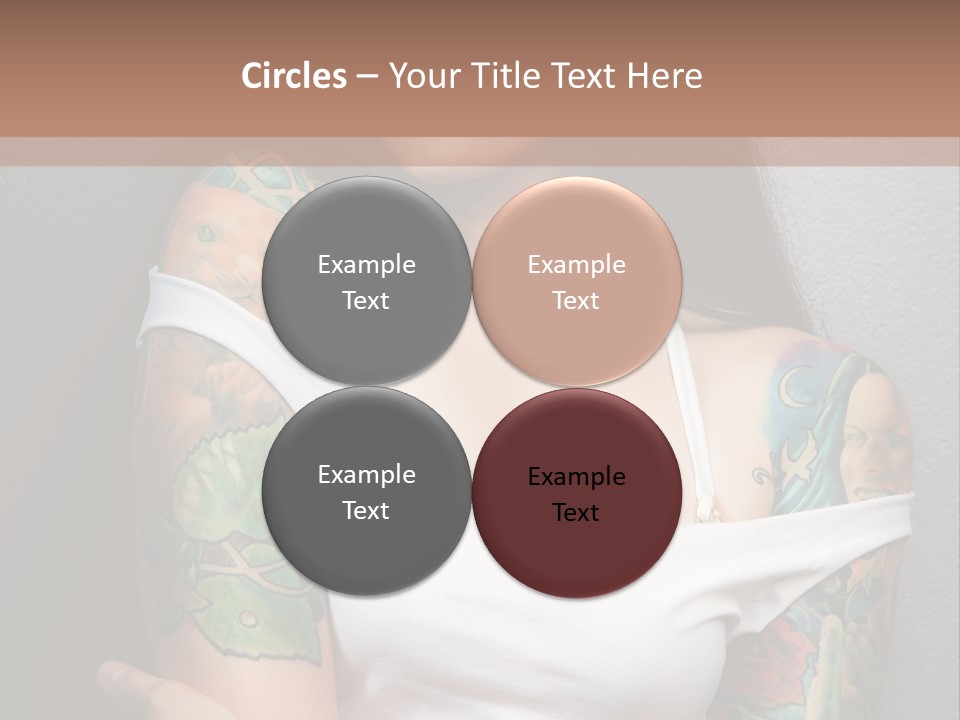 Tribal Attractive Caucasian PowerPoint Template