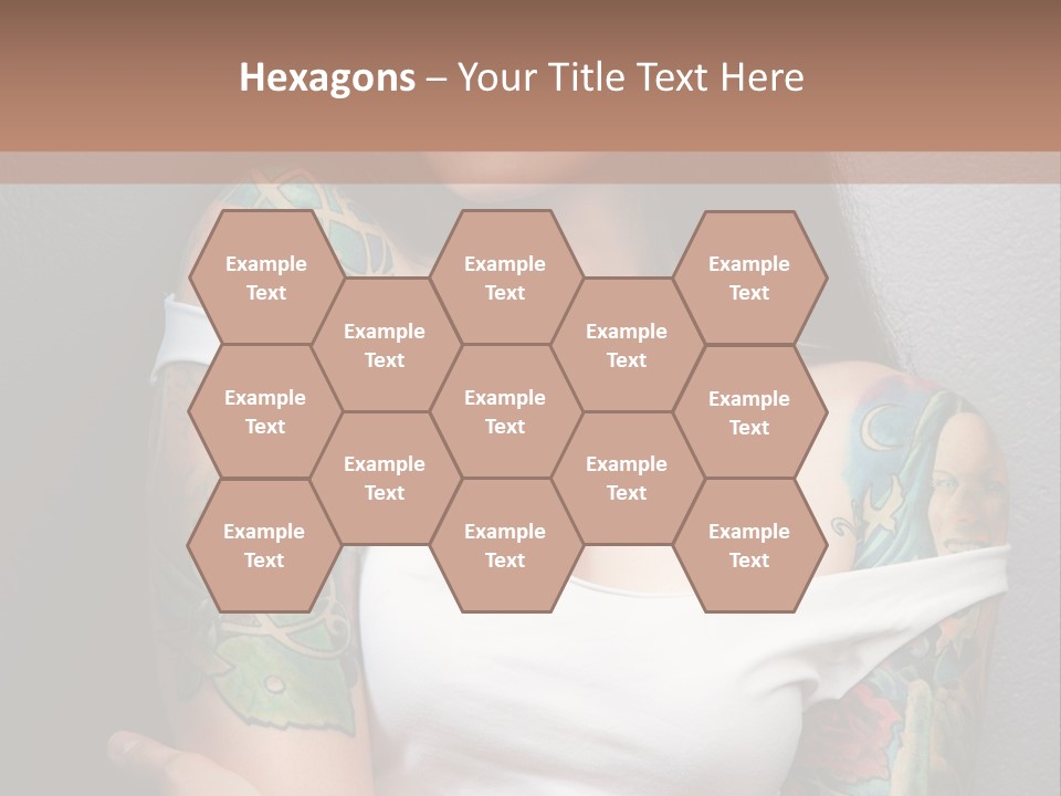 Tribal Attractive Caucasian PowerPoint Template