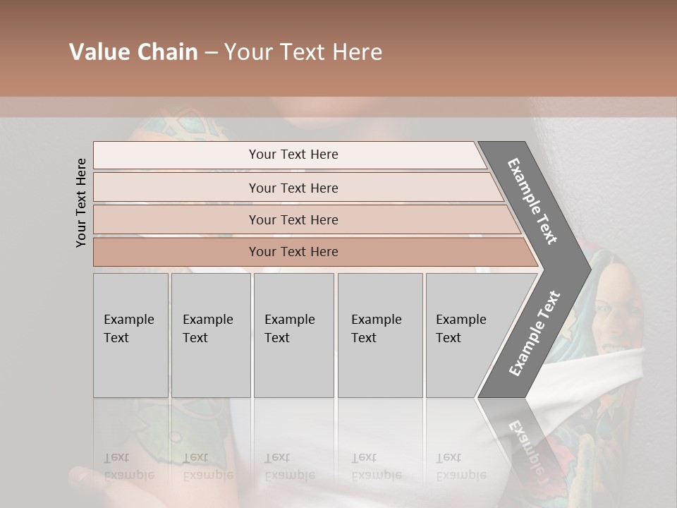 Tribal Attractive Caucasian PowerPoint Template
