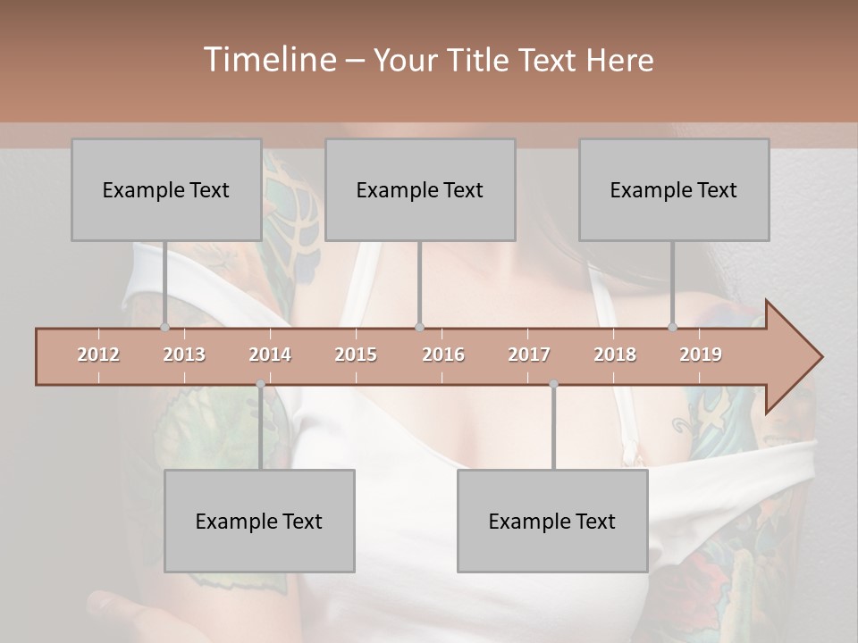 Tribal Attractive Caucasian PowerPoint Template