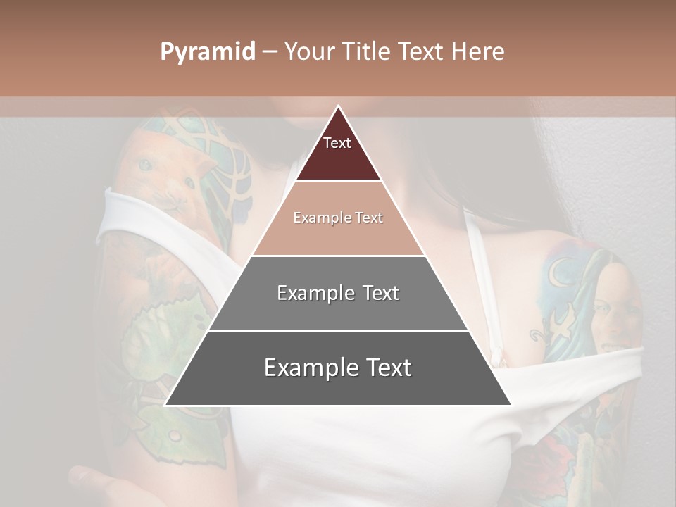 Tribal Attractive Caucasian PowerPoint Template