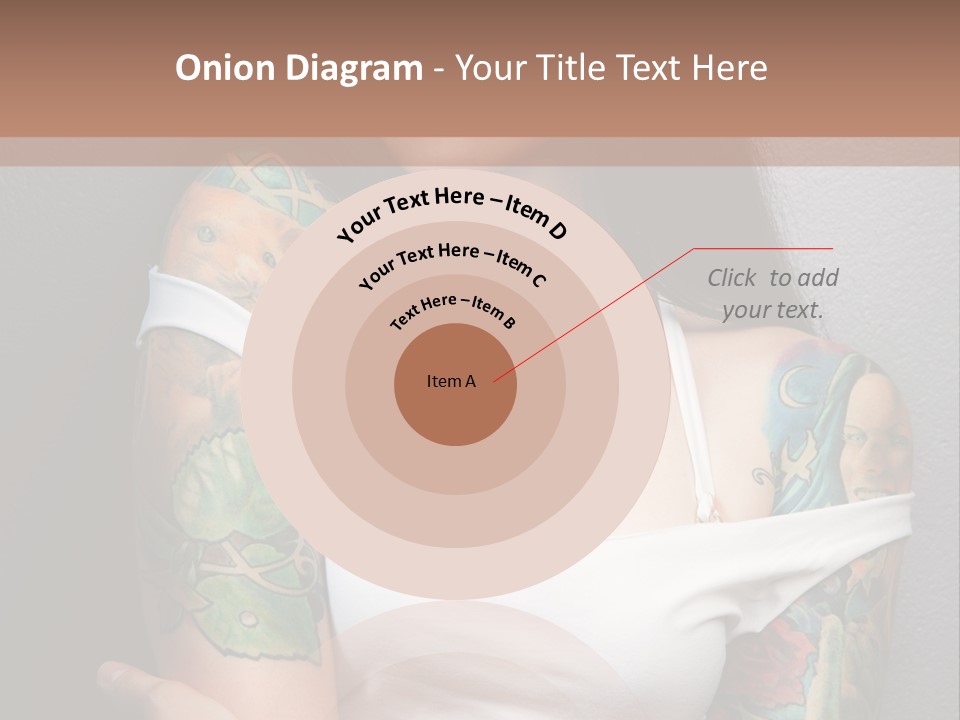 Tribal Attractive Caucasian PowerPoint Template