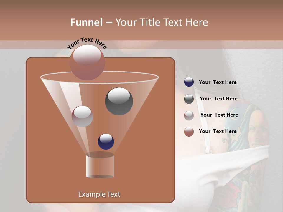 Tribal Attractive Caucasian PowerPoint Template