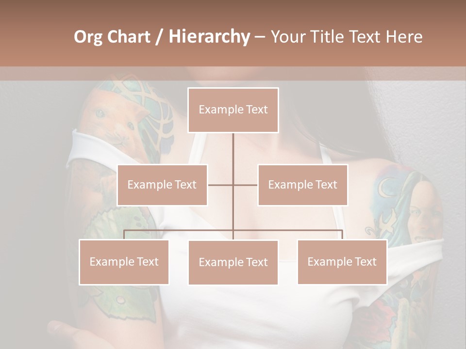 Tribal Attractive Caucasian PowerPoint Template