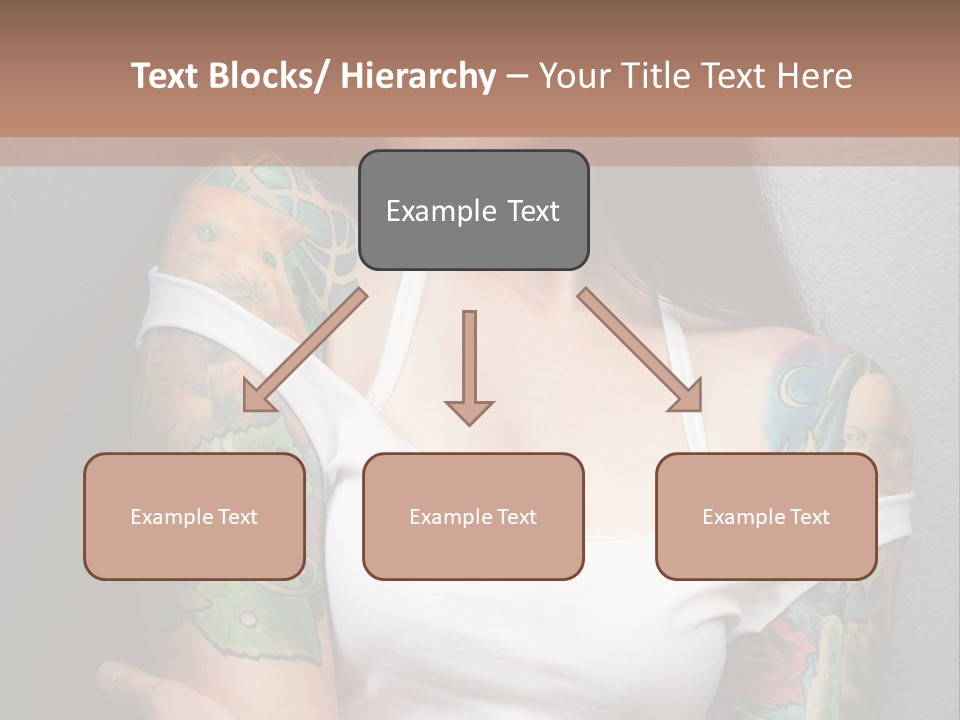 Tribal Attractive Caucasian PowerPoint Template