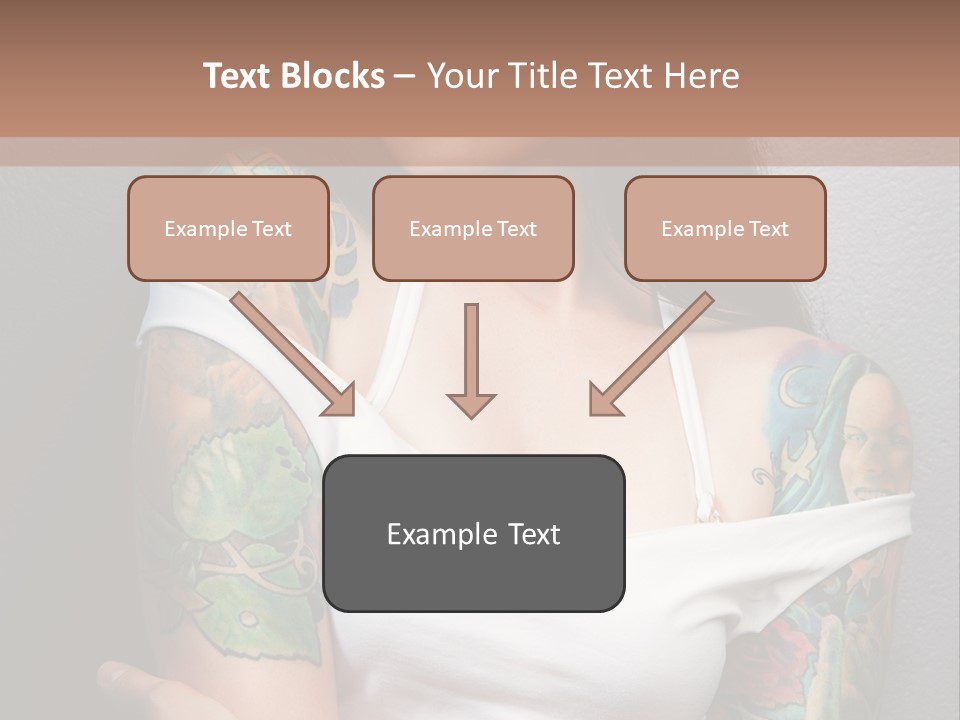 Tribal Attractive Caucasian PowerPoint Template